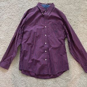 Men’s Chaps Long Sleeve Button Down Shirt, Mens L